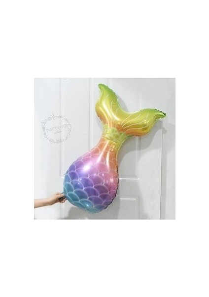 Deniz Kızı Balon 7li Set ( Denizkızı Deniz Kabuğu Rakam Balon ve Pullu Şeffaf Balon Buketi ) fiyatları