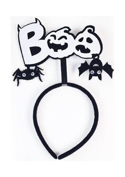 Halloween Boo Örümcek Yarasa Taç