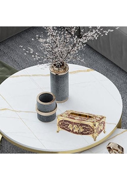 Avrupa Tarzı Lüks Doku Kutusu Evrensel Kağıt Tutucu Ofis Masası Pompalama Kağıt Aile Ktv Otel Araba Depolama Doku | Doku Kutuları (Yurt Dışından) fırsatları