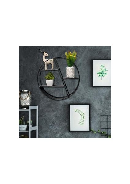 Yuvarlak Duvar Raf Yüzer Raflar Metal Asılı Raf Dekorasyon Yatak Odası Için Oturma Odası Banyo Stokta Mutfak Ofisi | Depo Tutucular ve Amp;raflar (Yurt Dışından) modelleri