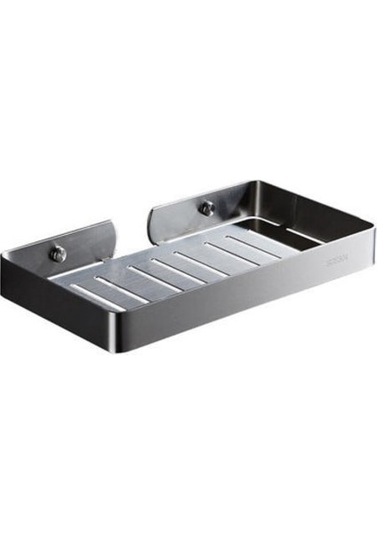 Sabun Kutusu Duvara Monte Sabunluk Siyah Parlak Sepet Tutucu Banyo Aksesuarları Paslanmaz Çelik Sabun Kılıf | Sabunluklar (Yurt Dışından)