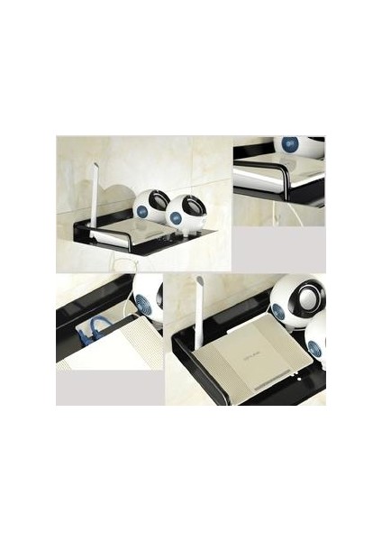 Kablosuz Wifi Yönlendirici Telefon Raf Paneli Duvar Asılı Fiş Kurulu Braketi Kablo Depolama | Depolama Tutucular ve Amp;raflar (Yurt Dışından) modelleri