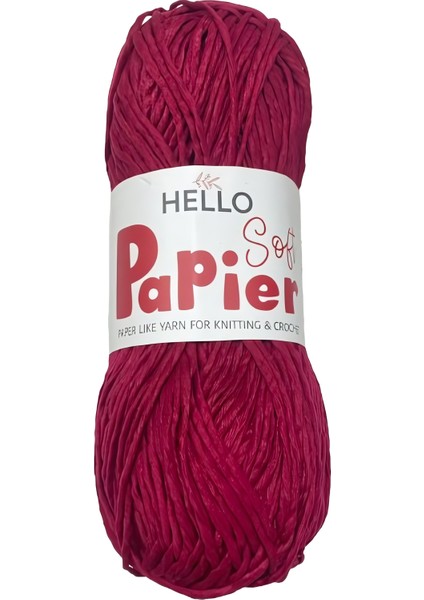 Hello Soft Papier Yumuşak Hasır Kağıt Iplik 100 gr