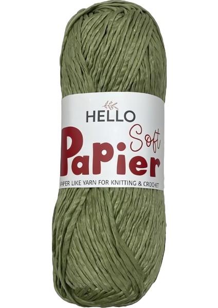 Hello Soft Papier Yumuşak Hasır Kağıt Iplik 100 gr