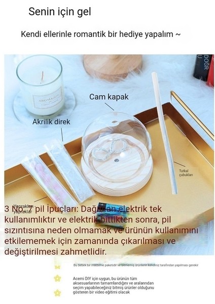 Yaratıcı Lale Gece Lambası Masaüstü Dekorasyon Atmosfer Işığı (Yurt Dışından)