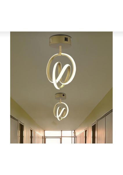 Modern Huracan Plafonyer Tavan Led Avize Oturma Odası Hol Antre Mutfak Salon Led Avize