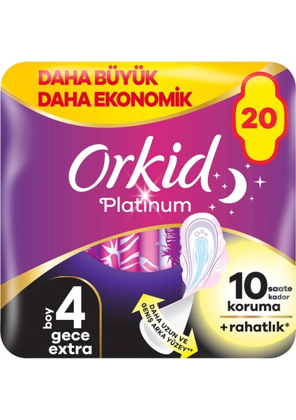 Orkıd Platınum Dortlu Paket Gece Ekstra Plus 20 Adet Olimpiyat