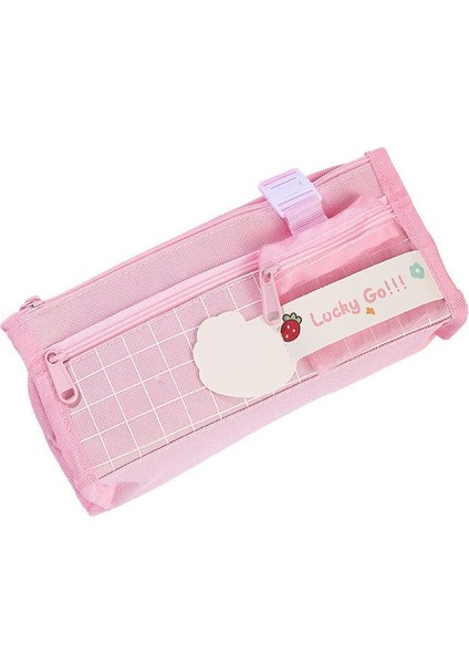 Büyük Kapasiteli Ilkokul Öğrencisi Bozuk Para Cüzdanı Kalem Çantası Popüler Kırtasiye Kutusu Unisex Kalem Kutusu (Yurt Dışından)