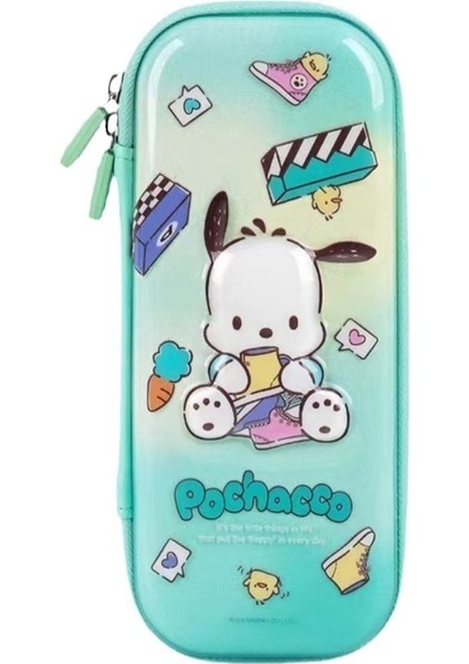 Kalem Kutusu Kalem Çantası Karikatür Kırtasiye Kutusu Yeşim Köpek Kalem Kutusu Kuromi (Yurt Dışından)