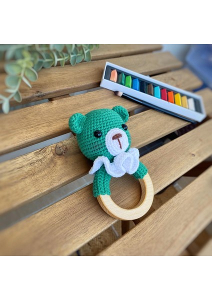 Zeynp Hobi Dünyam Amigurumi Ayıcık Çıngırak