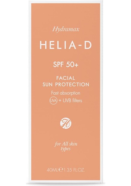 Hydramax Yüz Güneş Koruyucu Spf 50+/ Tüp 40 ml