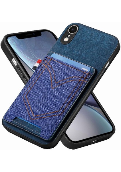 IPhone Xr Manyetik Araç Montaj Crad Yuvası Kot Cep Tasarımı (Yurt Dışından) fırsatları