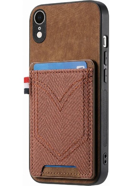 IPhone Xr Manyetik Araç Montaj Crad Yuvası Kot Cep Tasarımı (Yurt Dışından) indirimleri