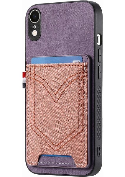IPhone Xr Manyetik Araç Montaj Crad Yuvası Kot Cep Tasarımı (Yurt Dışından) fırsatları
