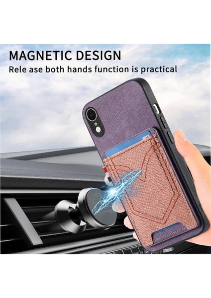 IPhone Xr Manyetik Araç Montaj Crad Yuvası Kot Cep Tasarımı (Yurt Dışından) indirimleri