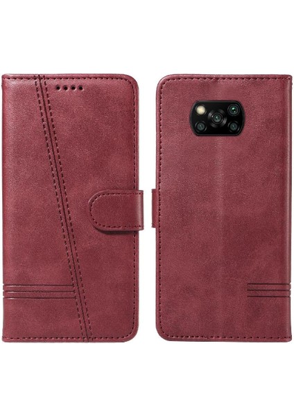 Xiaomi Poco X3 Nfc Için Kredi Kartı Yuvası ile Ayrılabilir Siyah Pu (Yurt Dışından) indirimleri