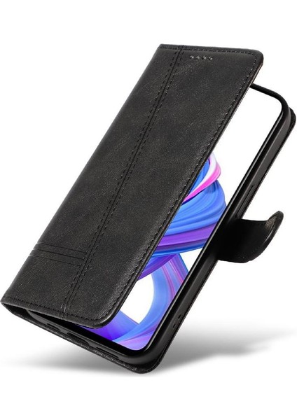 Kredi Kartı Yuvası ile Honor Magic 4 Lite Için Filp Durumda Preslenmiş Pu Deri (Yurt Dışından)
