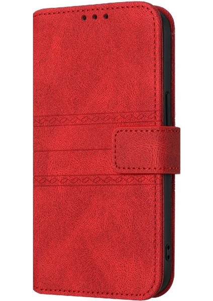 Onur 200 Pro Kickstand Darbeye Koruyucu Pu Deri Için Flip Case (Yurt Dışından)