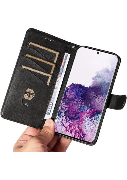 Kredi Kartı Yuvası ile Samsung Galaxy S20 Için Filp Durumda Cüzdan Telefon Kılıfı (Yurt Dışından)