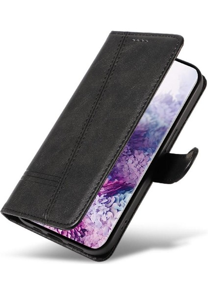 Kredi Kartı Yuvası ile Samsung Galaxy S20 Için Filp Durumda Cüzdan Telefon Kılıfı (Yurt Dışından)