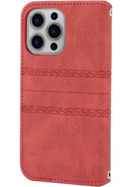 BDT Market IPhone 16 Için Flip Case Pro Darbeye Koruyucu Cüzdan Kılıf Manyetik Pu (Yurt Dışından)