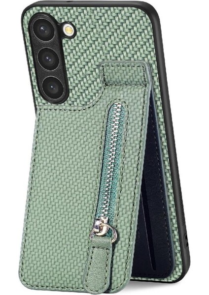Samsung Galaxy S23 Fermuar Manyetik Araç Montaj Standı Crad Yuvası (Yurt Dışından)