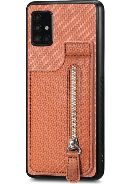 Samsung Galaxy A51 5g Için Kılıf Cüzdan Manyetik Araç Montaj Fermuar Standı Crad (Yurt Dışından) modelleri