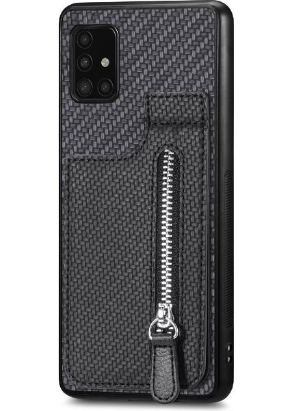 Samsung Galaxy A51 5g Için Kılıf Cüzdan Manyetik Araç Montaj Fermuar Standı Crad (Yurt Dışından) fiyatları