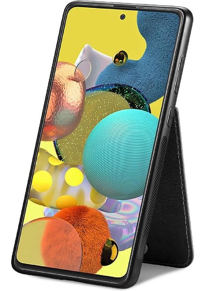 Samsung Galaxy A51 5g Için Kılıf Cüzdan Manyetik Araç Montaj Fermuar Standı Crad (Yurt Dışından) modelleri