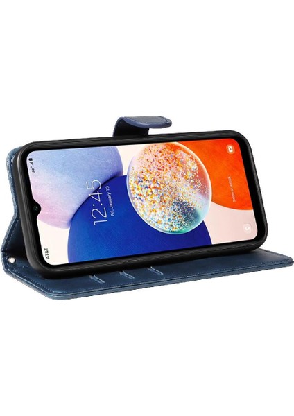 Kredi Kartı Yuvası ile Samsung Galaxy M55 Cüzdan Telefon Kılıfı Için Filp Durumda (Yurt Dışından)