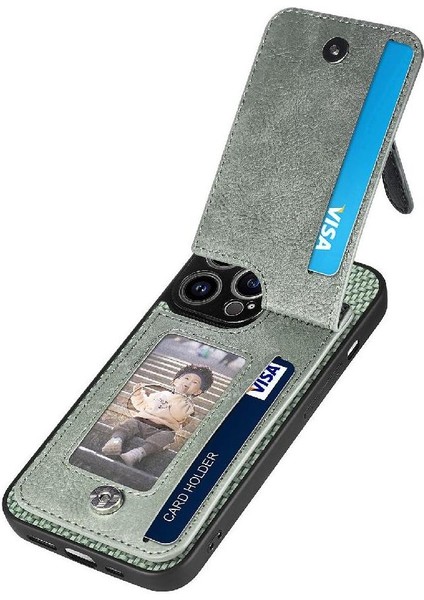 IPhone 13 Için Kılıf Pro Fermuar Cüzdan Crad Yuvası Manyetik Araç Montaj Standı (Yurt Dışından) fiyatları