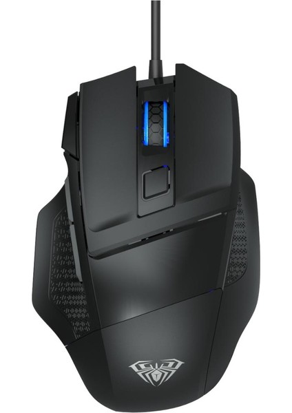 S12 2400 Dpı 7 Tuşlu Makrolu Kablolu Optik Gaming Oyuncu Mouse