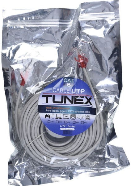 Elektromilas Tunex 25 mt Jaklı Cat6 Ethernet Kablosu