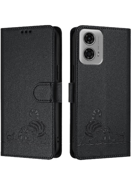 Motorola Moto G24 4g/moto G04 4g Kart Yuvası Tutucu Kickstand Kedi (Yurt Dışından)