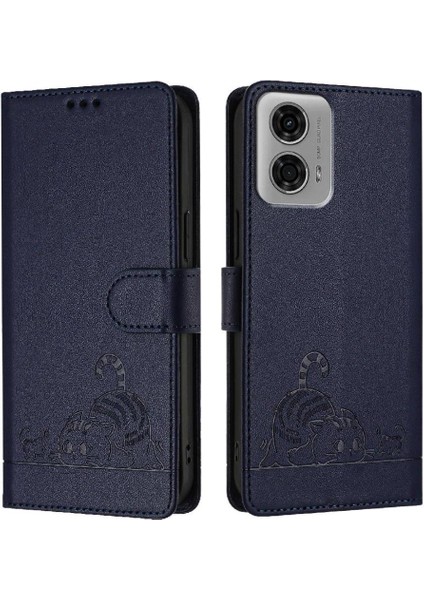 Motorola Moto G24 4g/moto G04 4g Kart Yuvası Tutucu Kickstand Kedi (Yurt Dışından)