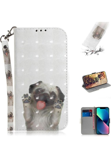 IPhone X/xs Pu Deri Kart Yuvaları Cüzdan Için 3D Boyalı Koruyucu Kılıf (Yurt Dışından)