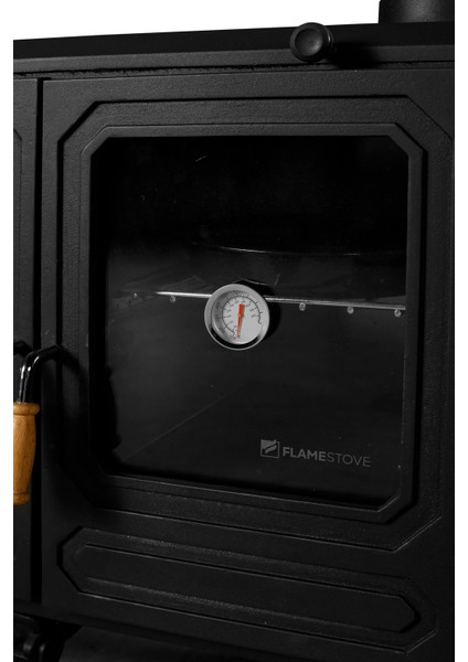 Flame Stove Truva - FS061 Fırınlı Döküm Soba