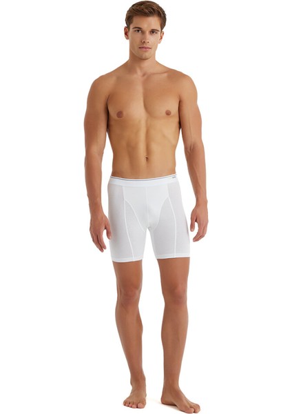 9216 ERKEK TENDER COTTON BÜYÜK BEDEN BEYAZ BOXER modelleri