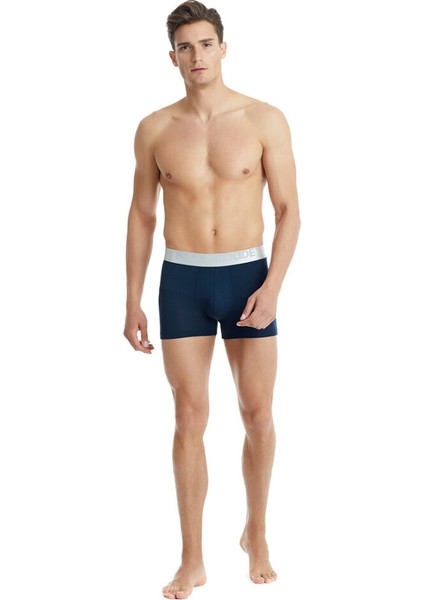 Erkek Modal Elastan Boxer Silver 9302 - Lacivert indirimleri