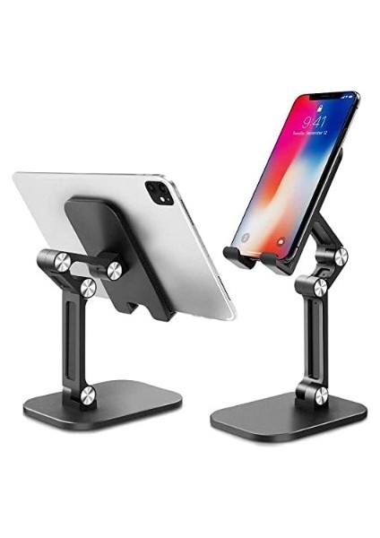 Kademeli Katlanabilir Masaüstü Telefon Tablet Standı