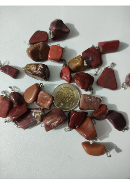 Hakiki Japsis (Jasper) Taşı Unisex Kolyeler KL16