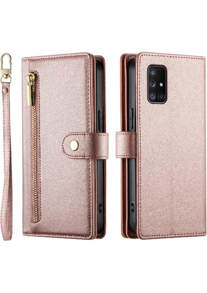 Samsung Galaxy A71 4g Cüzdan Iş Crossbody Kayış Standı Için Flip Case (Yurt Dışından)