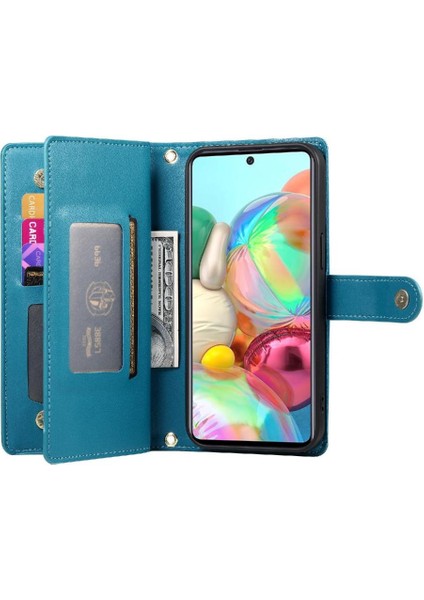 Samsung Galaxy A71 4g Cüzdan Iş Crossbody Kayış Standı Için Flip Case (Yurt Dışından)