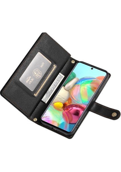 Samsung Galaxy A71 4g Cüzdan Iş Crossbody Kayış Standı Için Flip Case (Yurt Dışından)