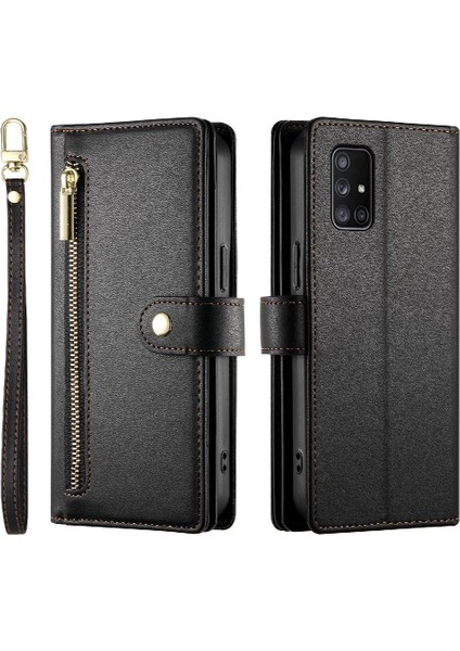 Samsung Galaxy A71 4g Cüzdan Iş Crossbody Kayış Standı Için Flip Case (Yurt Dışından)