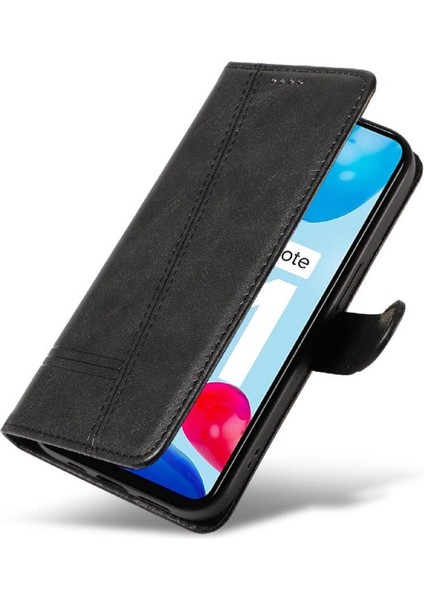 Xiaomi Redmi Için Filp Durumda NOTE12S 4g Ayrılabilir Siyah Bilezik Preslenmiş Pu (Yurt Dışından)
