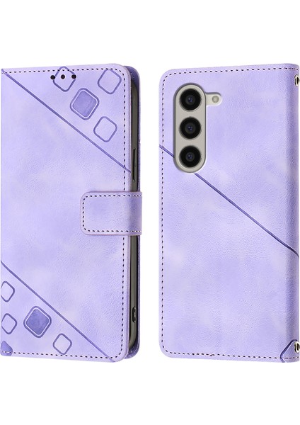 Samsung Galaxy Z Fold6 Için Skin-Fe Pu Telefon Kılıfı (Yurt Dışından)