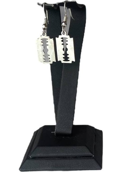 Jilet Figürlü Tıraş Bıçağı Unisex Küpe modelleri