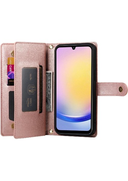 Samsung Galaxy A25 Iş Cüzdan Standı Için Flip Case Çok Fonksiyonlu (Yurt Dışından) fırsatları