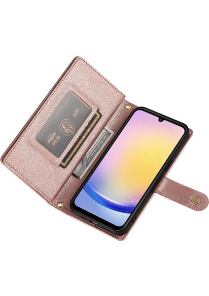 Samsung Galaxy A25 Iş Cüzdan Standı Için Flip Case Çok Fonksiyonlu (Yurt Dışından) indirimleri